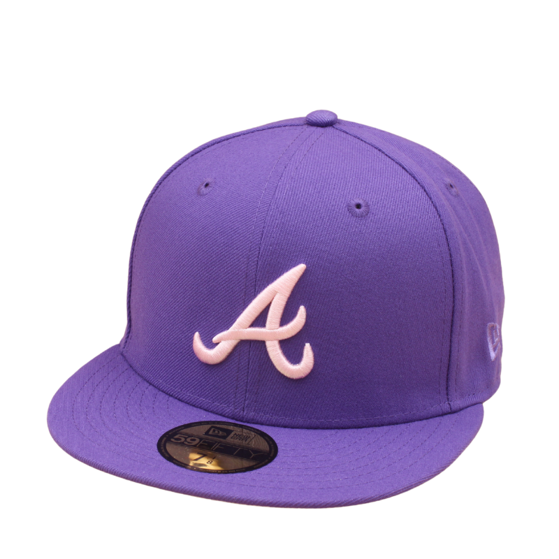 Atlanta Braves Cooperstown 59Fifty Fitted World Series 1999 - Purple/Pink - Headz Up 