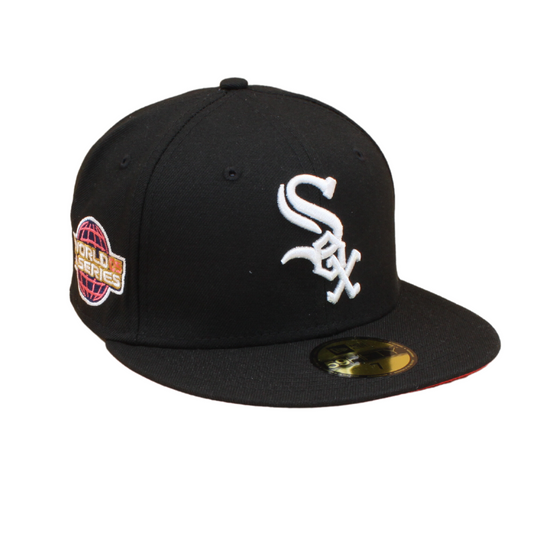 Chicago White Sox Cooperstown 59Fifty Fitted World Series 2005 - Black/Infrared - Headz Up 