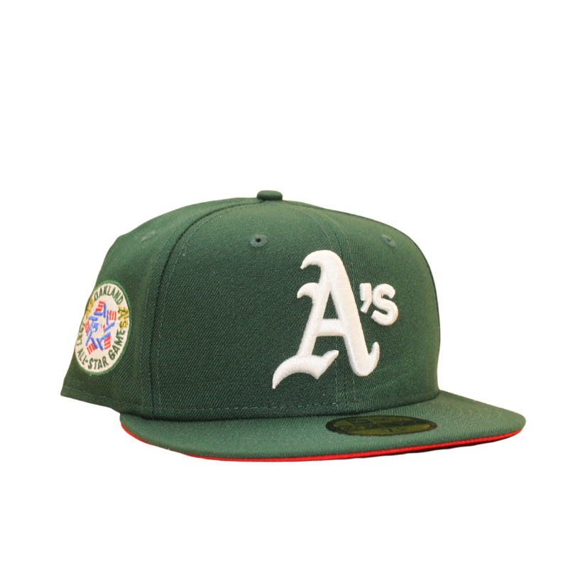 Oakland Athletics Cooperstown 59Fifty Fitted All Star Game 1987 Dark Green/Scarlet - Headz Up 