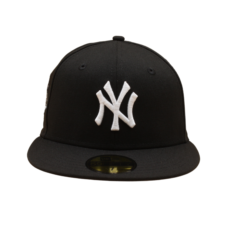 New York Yankees Cooperstown 59Fifty Fitted 100th Anniversary - Black - Headz Up 