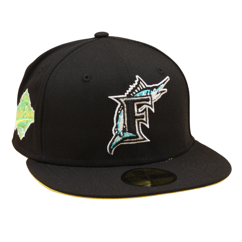 59Fifty Fitted Cap Florida Marlins CITRUS POP - Black - Headz Up 