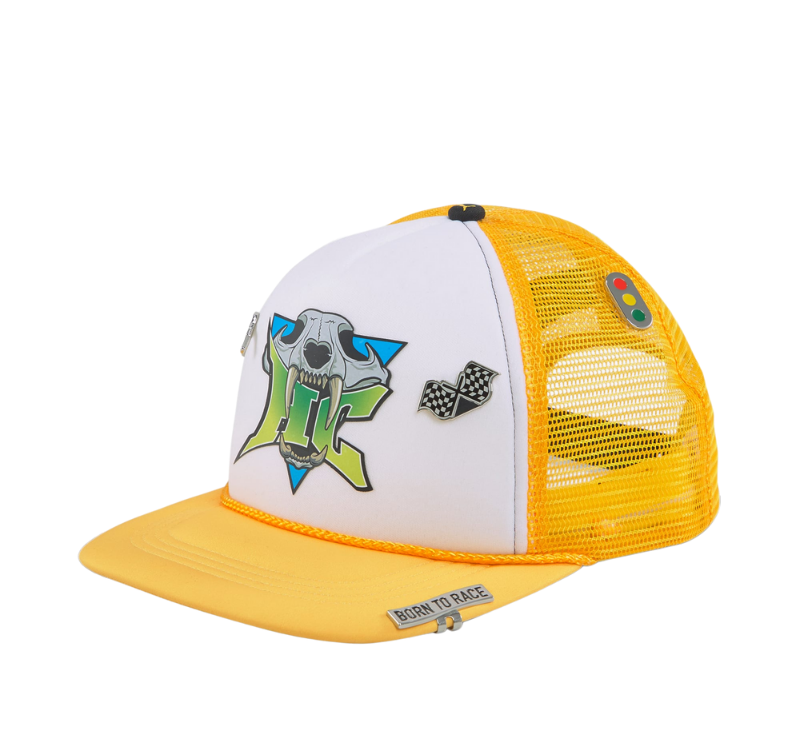 Hometown Heroes X-Sports Trucker Cap - Spectra Yellow/Puma White - Headz Up 