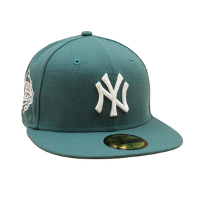 New York Yankees Cooperstown 59Fifty Fitted World Series 1999 - Pine Needle Green - Headz Up 