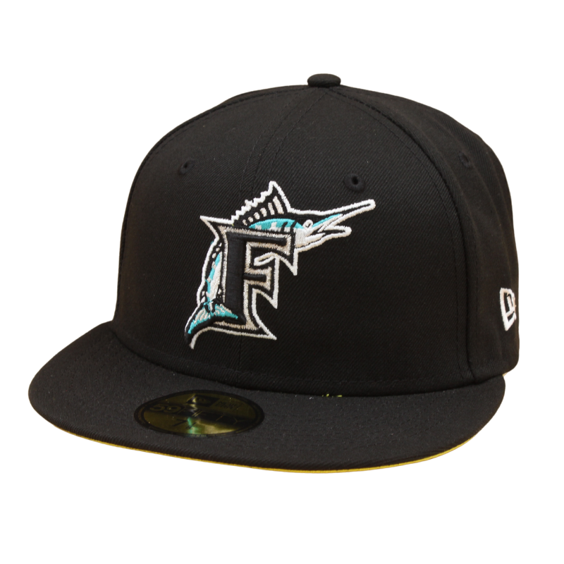 59Fifty Fitted Cap Florida Marlins CITRUS POP - Black - Headz Up 