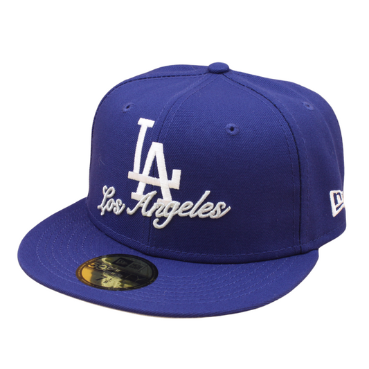 59Fifty Fitted Cap Dual Logo Los Angeles Dodgers - OTC - Headz Up 