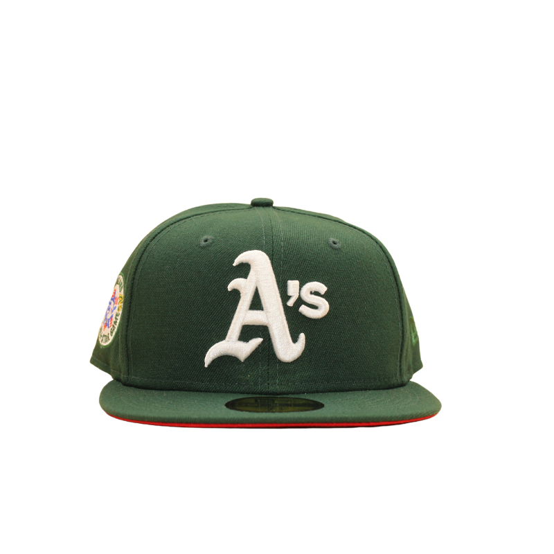 Oakland Athletics Cooperstown 59Fifty Fitted All Star Game 1987 Dark Green/Scarlet - Headz Up 