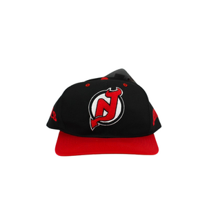 New Jersey Devils NHL Vintage Twins Enterprise Vintage 90s Snapback Cap Hat  Red