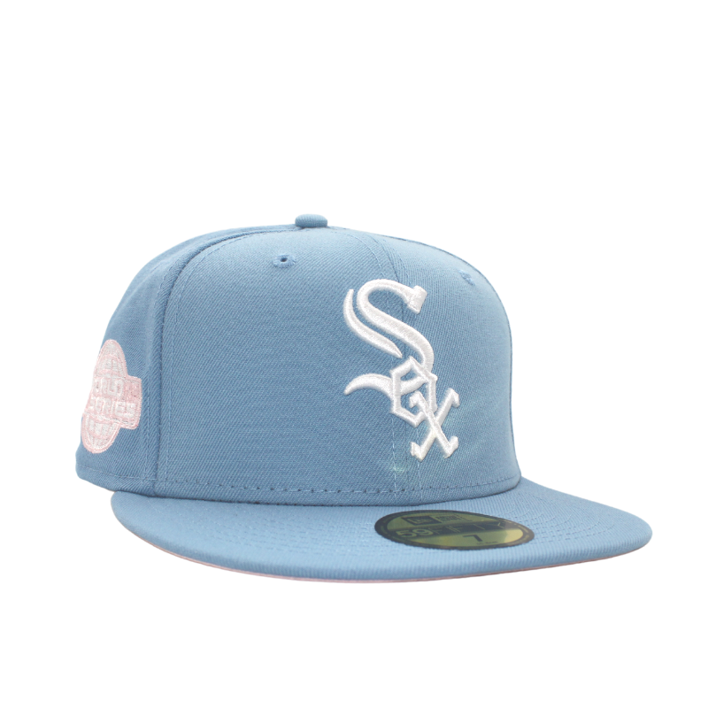 59Fifty Fitted Chicago White Sox World Series 2005 Sky Blue/Pink - Headz Up 