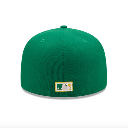 Athletics Vs California Angels Cooperstown 59FIFTY Cap - Kelly Green - Headz Up 
