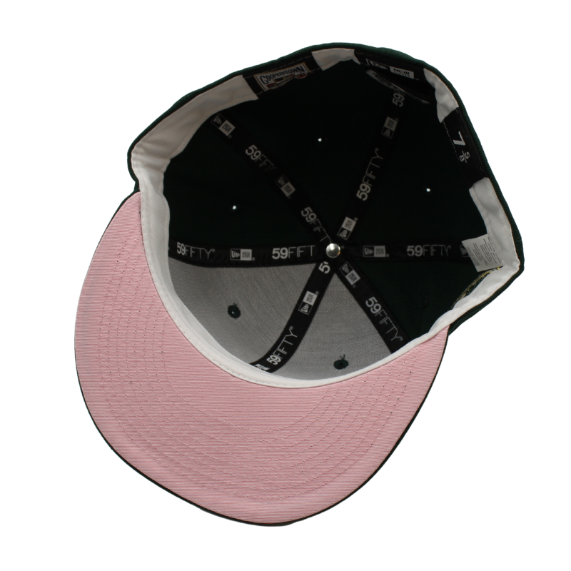 59Fifty Fitted New York Yankees Subway Series 2000 Dark Green/Pink - Headz Up 
