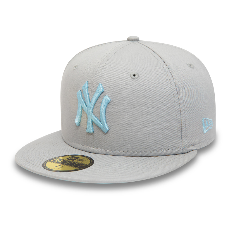 59Fifty Fitted Cap League Essential New York Yankees - Grey/Light Blue - Headz Up 