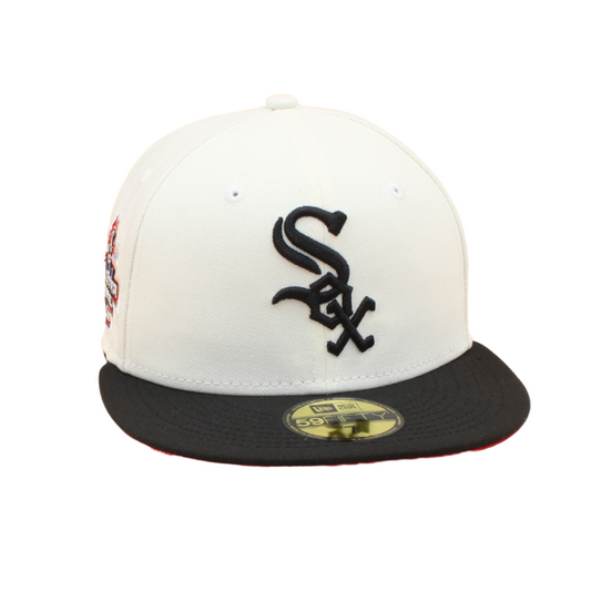 Chicago White Sox Cooperstown 59Fifty Fitted All Star Game 2003 - Chrome White/Black Red Undervisor - Headz Up 