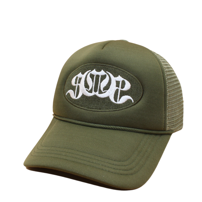 Olive Sabo Logo Trucker Cap - Headz Up 