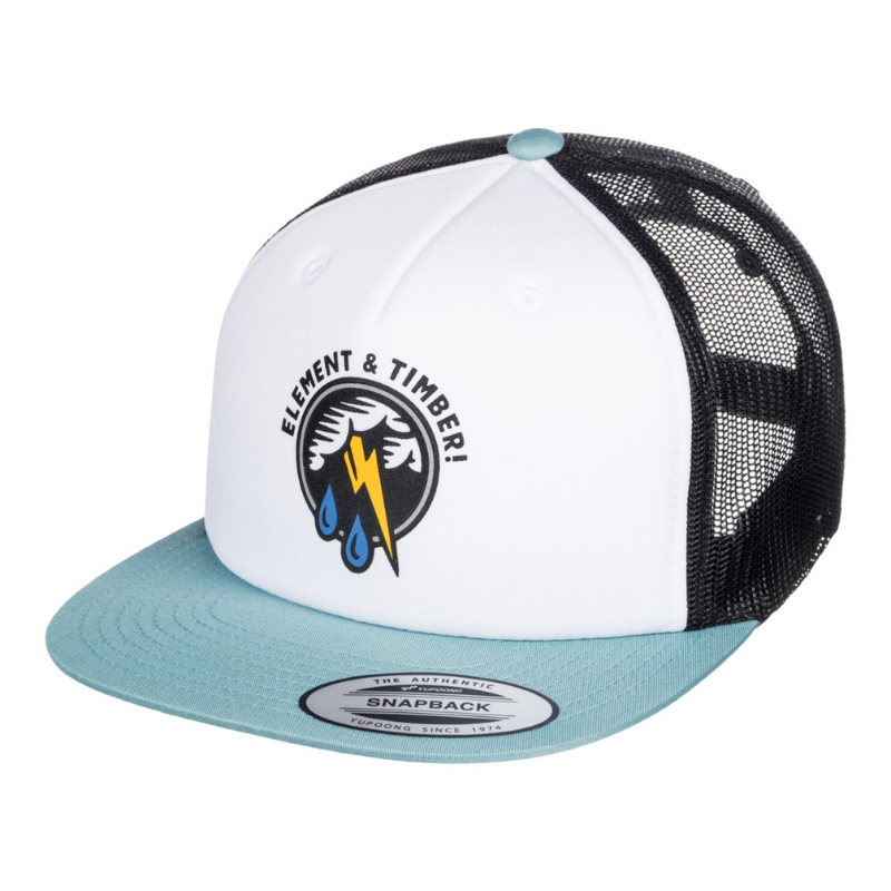 Timber Trucker Cap - Off Black/Mint - Headz Up 