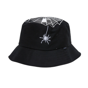 HUF - Tangled Webs Bucket Hat - Black - Headz Up 
