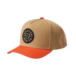 Crest C MP Snapback Cap - Sand/Burnt Red - Headz Up 