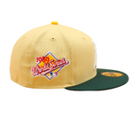 Oakland Athletics Cooperstown 59Fifty Fitted World Series 1989 - Vegas Gold/Green - Headz Up 