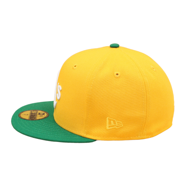 Oakland Athletics Cooperstown 59Fifty Fitted World Series 1989 - Gold/Kelly Green - Headz Up 