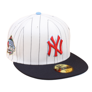 New York Yankees Cooperstown 59Fifty Fitted World Series 1999 - Pinstripe - Headz Up 
