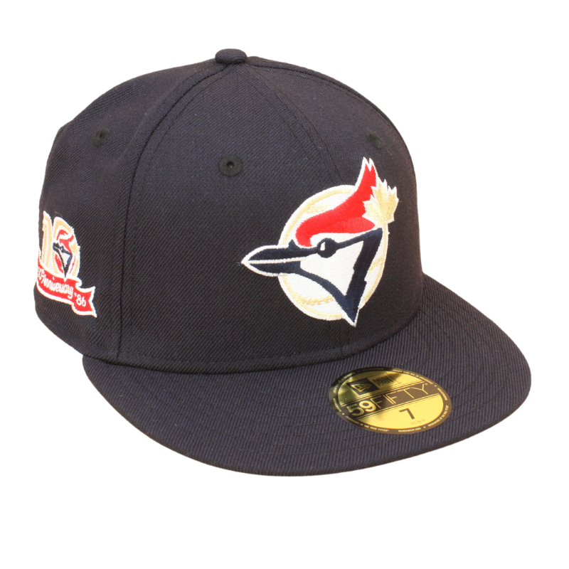 Toronto Blue Jays Cooperstown 59Fifty Fitted World 10th Anniversary 86' - Navy - Headz Up 