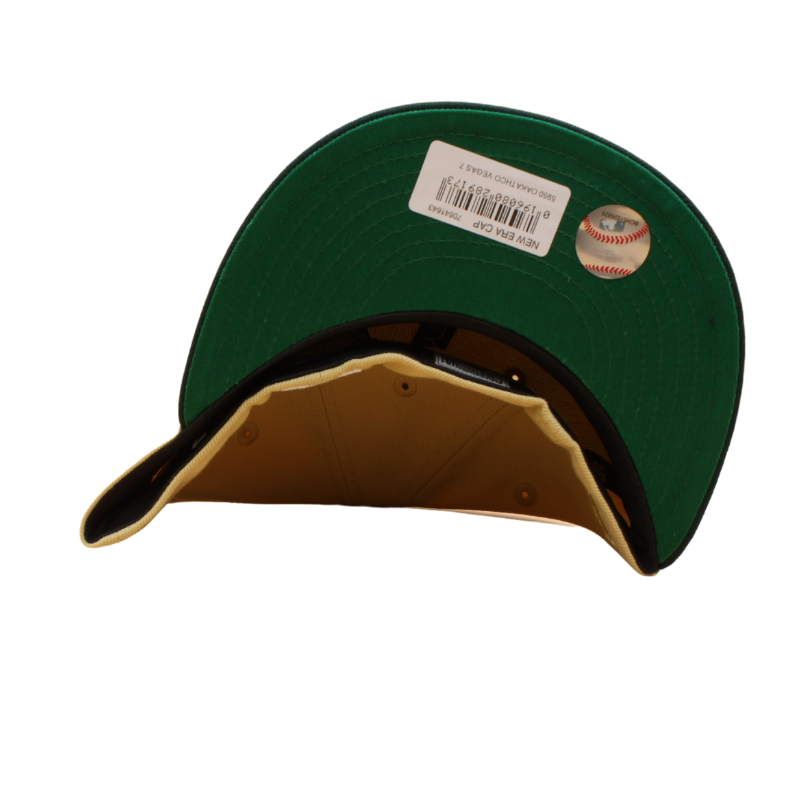 Oakland Athletics Cooperstown 59Fifty Fitted World Series 1989 - Vegas Gold/Green - Headz Up 