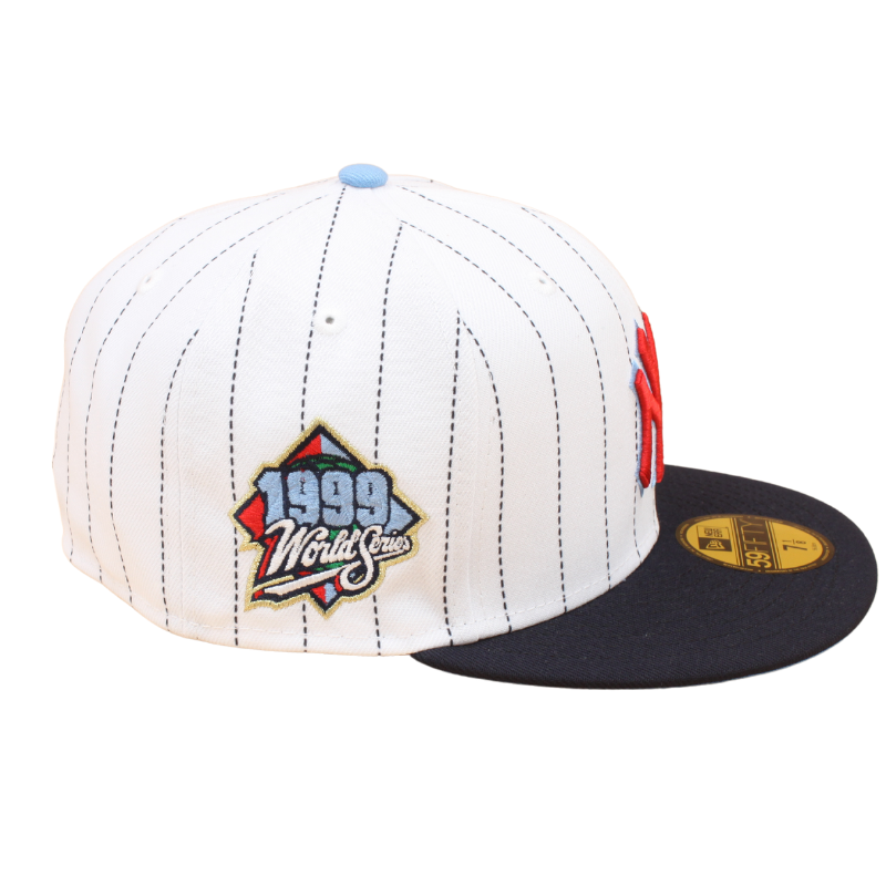 New York Yankees Cooperstown 59Fifty Fitted World Series 1999 - Pinstripe - Headz Up 