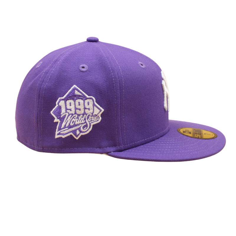 New York Yankees Cooperstown 59Fifty Fitted 1999 World Series - Varsity Purple - Headz Up 
