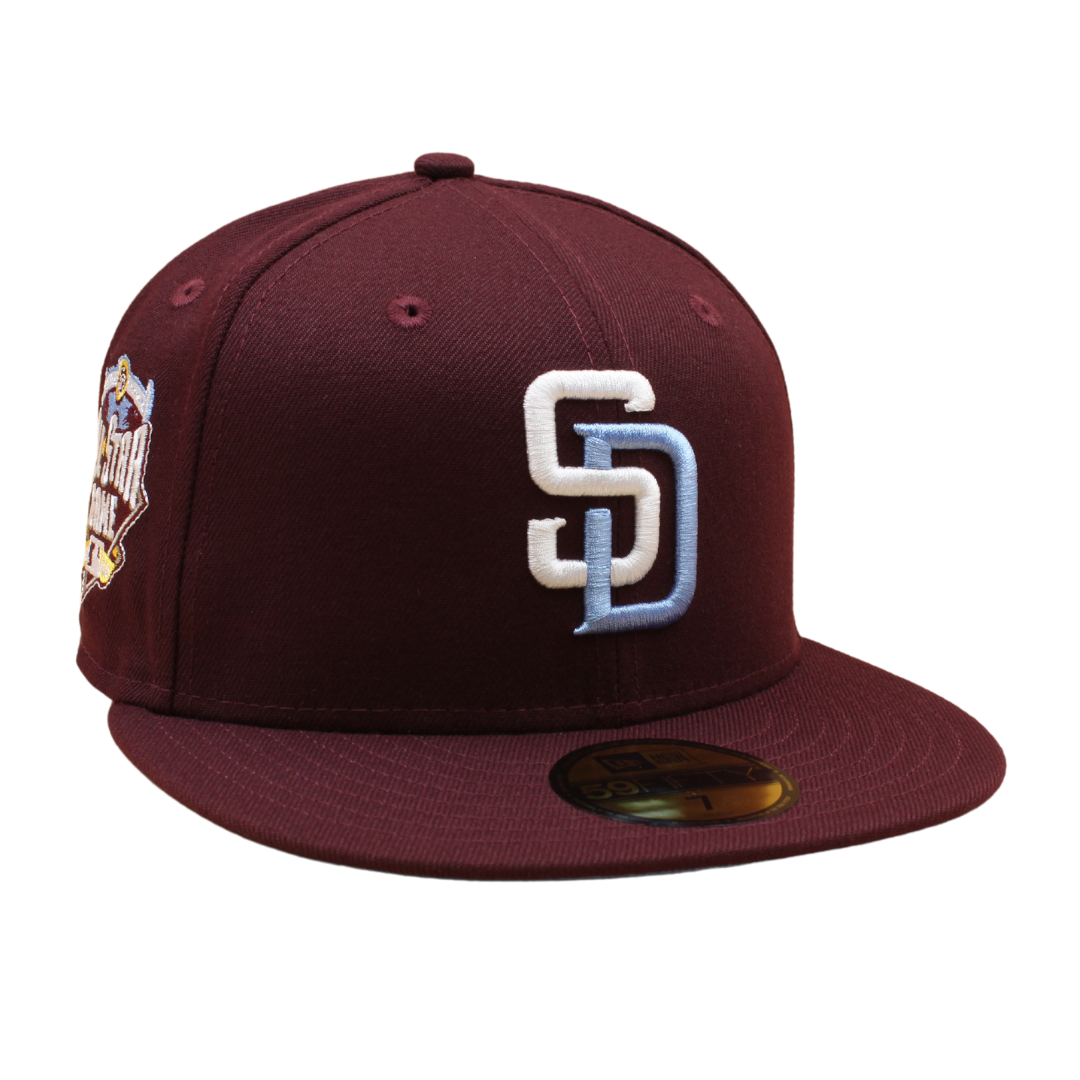 San Diego Padres Cooperstown 59Fifty Fitted All Star Game 2016 - Maroon/Sky Blue - Headz Up 