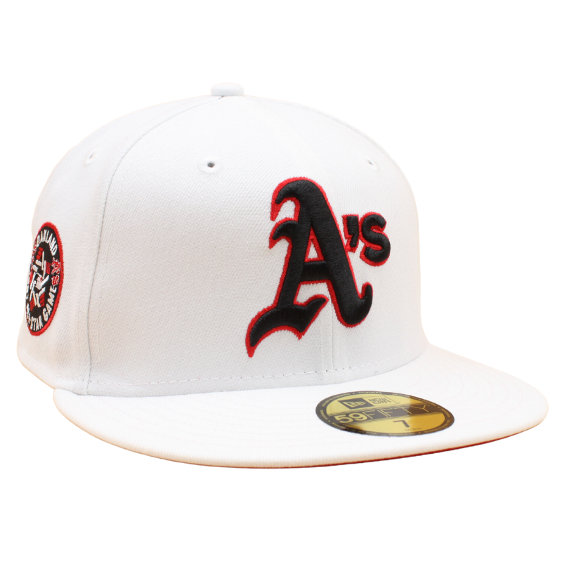 Oakland Athletics Cooperstown 59Fifty Fitted All Star Game 1987 - White/Red - Headz Up 