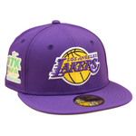 59Fifty Fitted Cap Los Angeles Lakers CITRUS POP - True Purple - Headz Up 