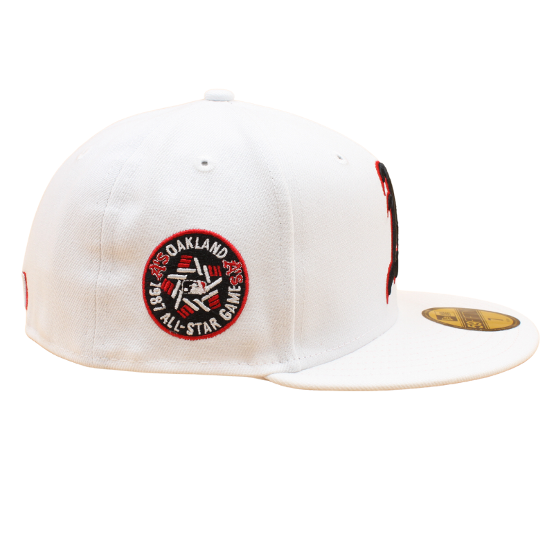 Oakland Athletics Cooperstown 59Fifty Fitted All Star Game 1987 - White/Red - Headz Up 
