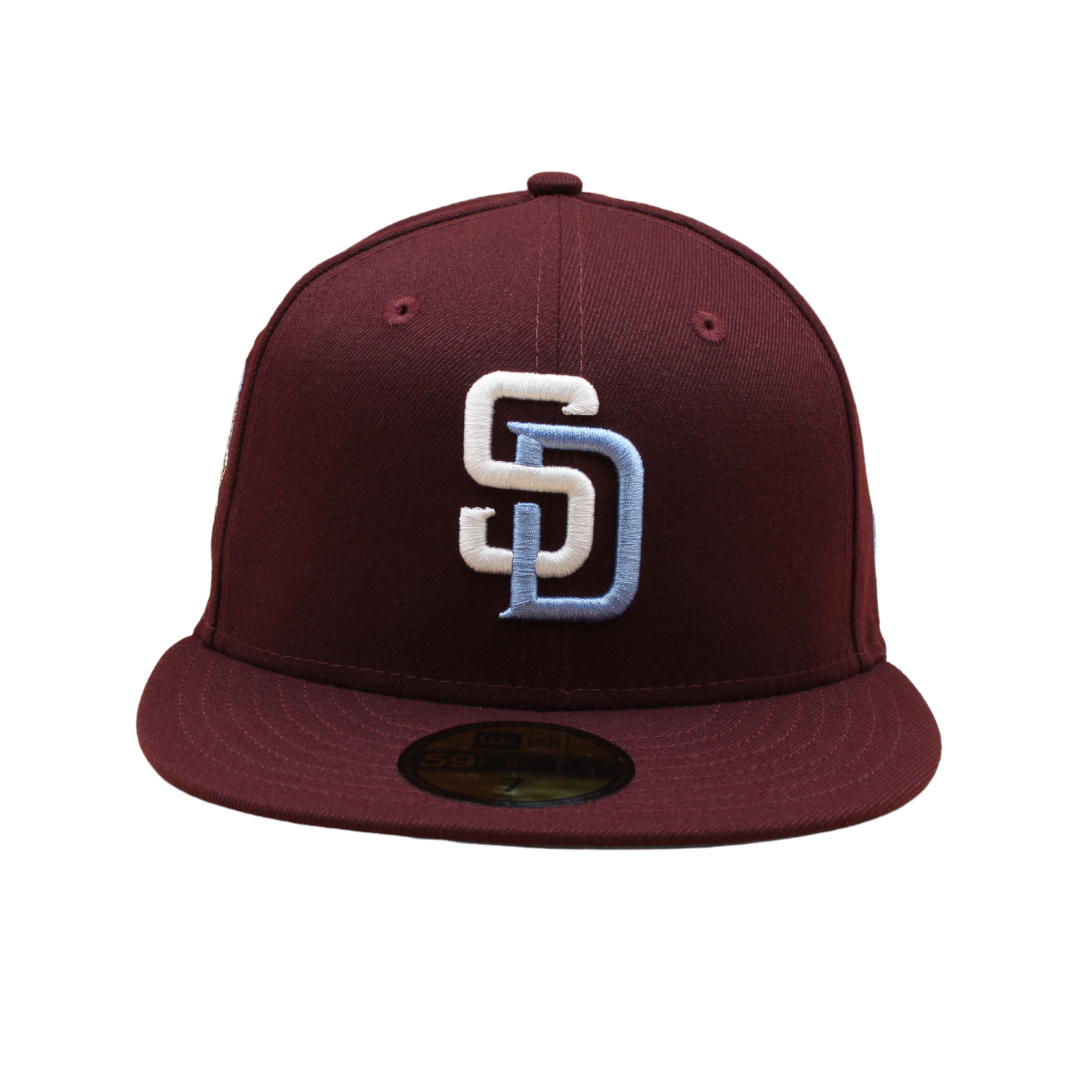San Diego Padres Cooperstown 59Fifty Fitted All Star Game 2016 - Maroon/Sky Blue - Headz Up 