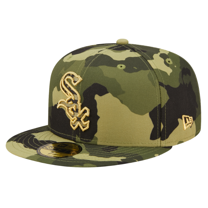 59fifty Fitted Cap Chicago White Sox Armed Forces (2022) - Camo - Headz Up 