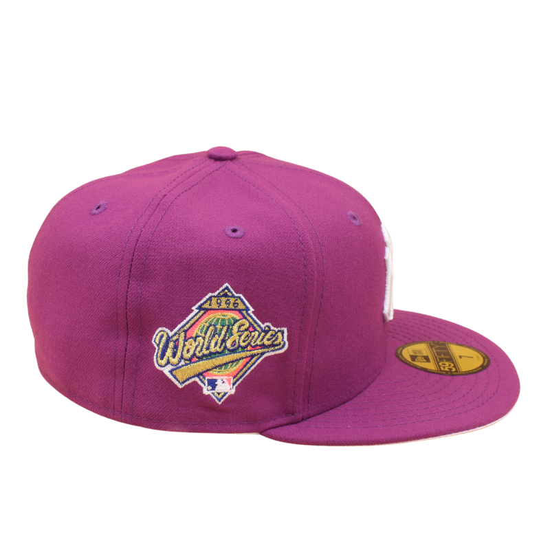 New York Yankees Cooperstown 59Fifty Fitted World Series 1996 - Grape - Headz Up 