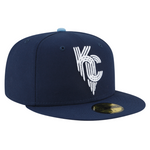 Kansas City Royals 59Fifty Fitted Cap City Connection  - Blå - Headz Up 