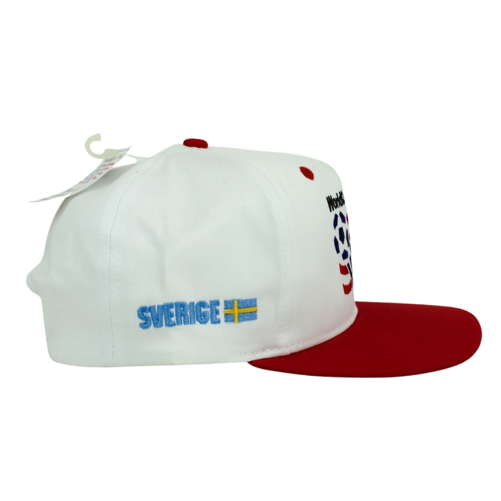 World Cup 1994 Cap (Vintage) Twins Enterprise - Hvid/Rød - Headz Up 