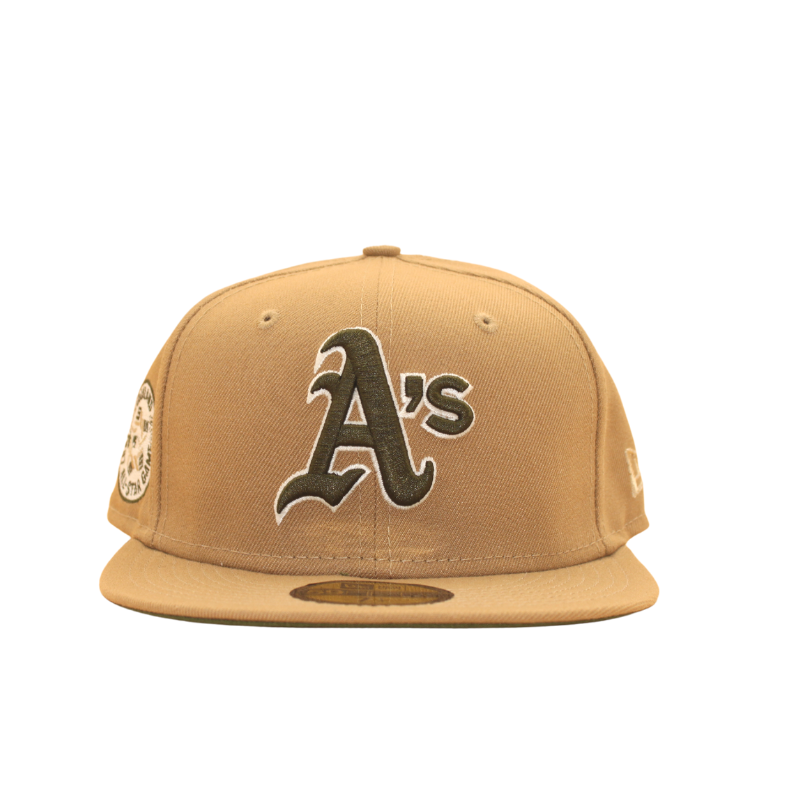 Oakland Athletics Cooperstown 59Fifty Fitted All Star Game 1987 Khaki/Rifle Green - Headz Up 