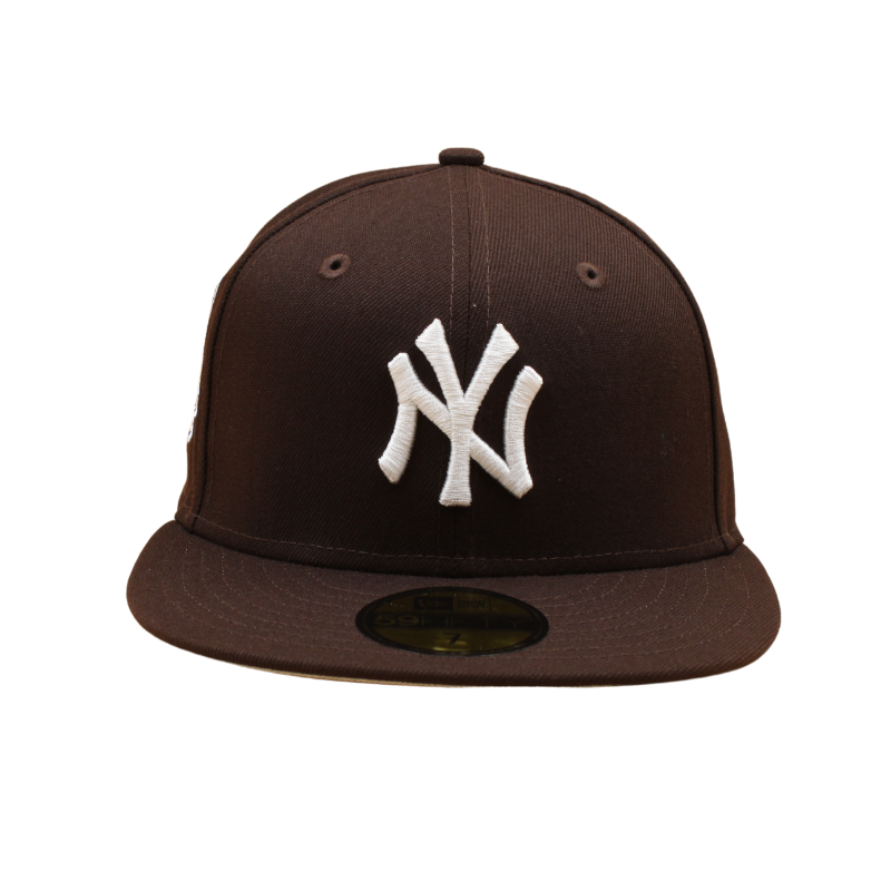 New York Yankees Cooperstown 59Fifty Fitted World Series 1999 - Burnt Wood - Headz Up 
