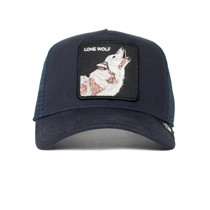 Goorin Bros The Lone Wolf - Trucker Cap - Navy - Headz Up 