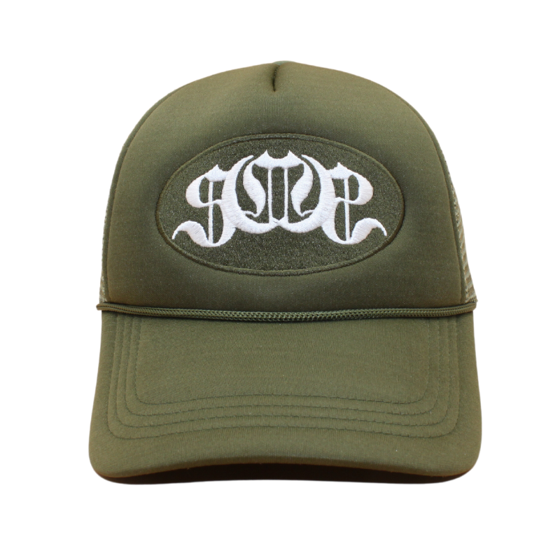 Olive Sabo Logo Trucker Cap - Headz Up 