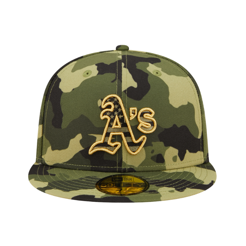 59fifty Fitted Cap Oakland Athletics Armed Forces (2022) - Camo - Headz Up 