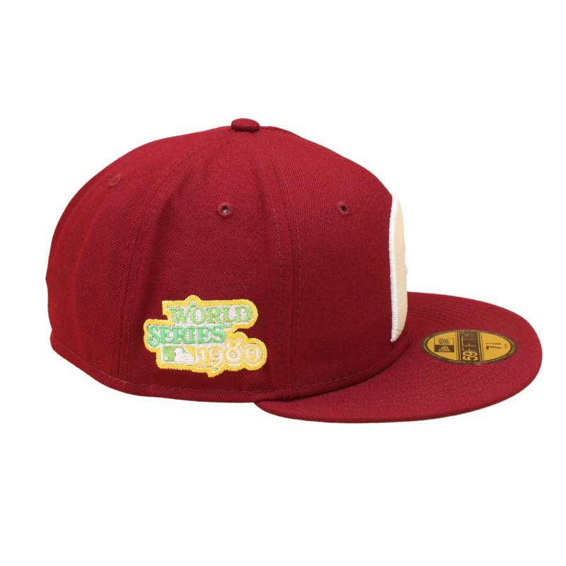 59Fifty Fitted Cap Philadelphia Phillies CITRUS POP - Cardinal - Headz Up 
