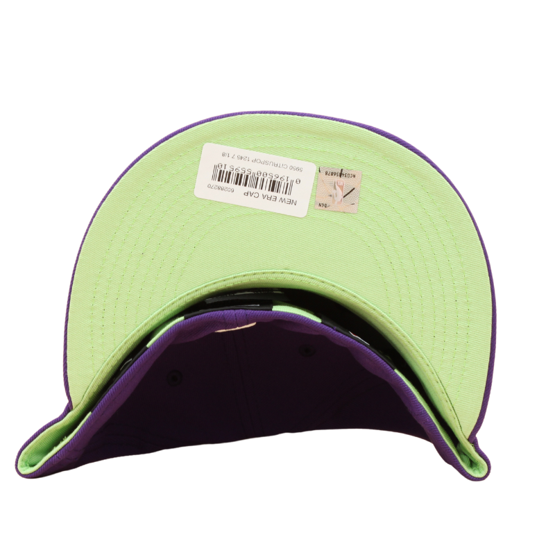 59Fifty Fitted Cap Los Angeles Lakers CITRUS POP - True Purple - Headz Up 