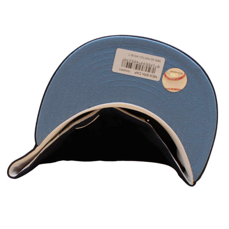 New York Mets Cooperstown 59Fifty Fitted Word Series 2000 - Navy/Sky Blue - Headz Up 