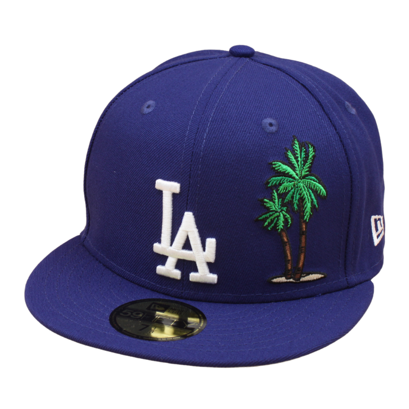 Los Angeles Dodgers Cooperstown 59Fifty Fitted World Series 1988 PALM - Blue - Headz Up 