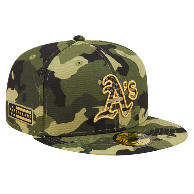 59fifty Fitted Cap Oakland Athletics Armed Forces (2022) - Camo - Headz Up 