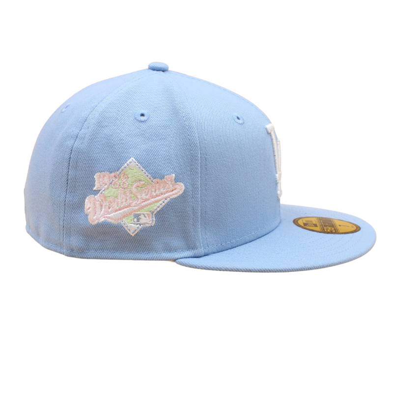 Los Angeles Dodgers Cooperstown 59Fifty Fitted World Series 1988 - Birdseye Blue/Grey - Headz Up 