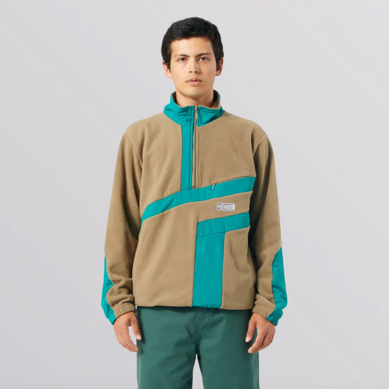 Range Quarter Zip Polar Fleece - Olive - Headz Up 