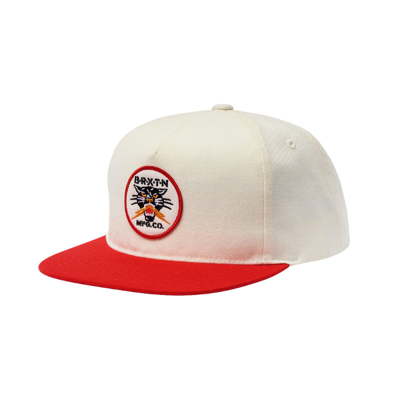 Sparks MP Snapback Cap - Off White/Aloha Red - Headz Up 
