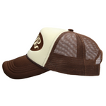 Brown Sabo Logo Trucker Cap - Headz Up 